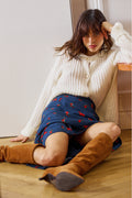 Falda Giuseppa Bouquet Marine