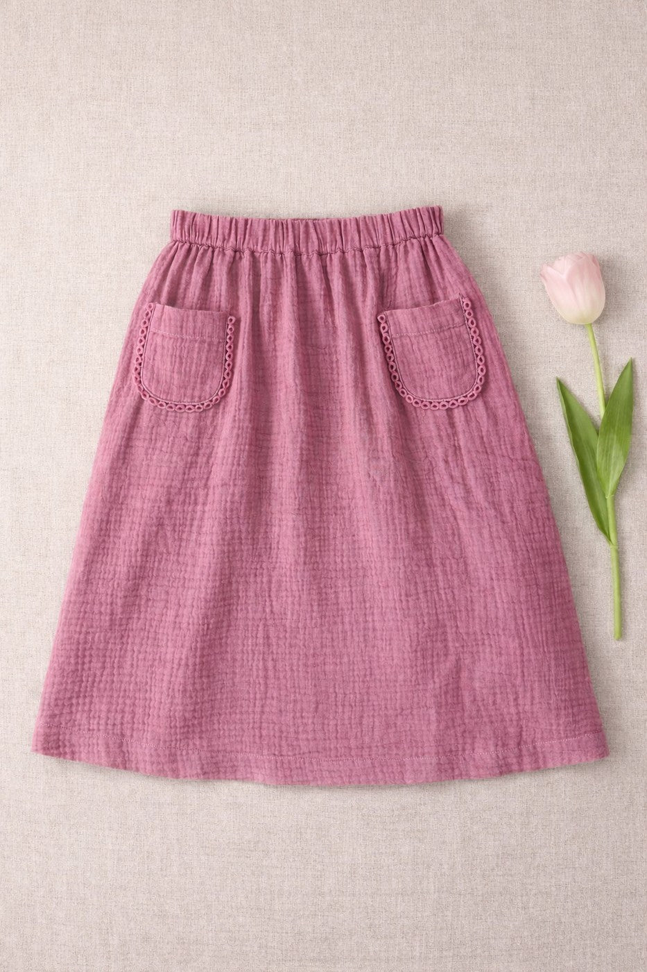 Jupe Jade Vieux Rose - Enfant Fille