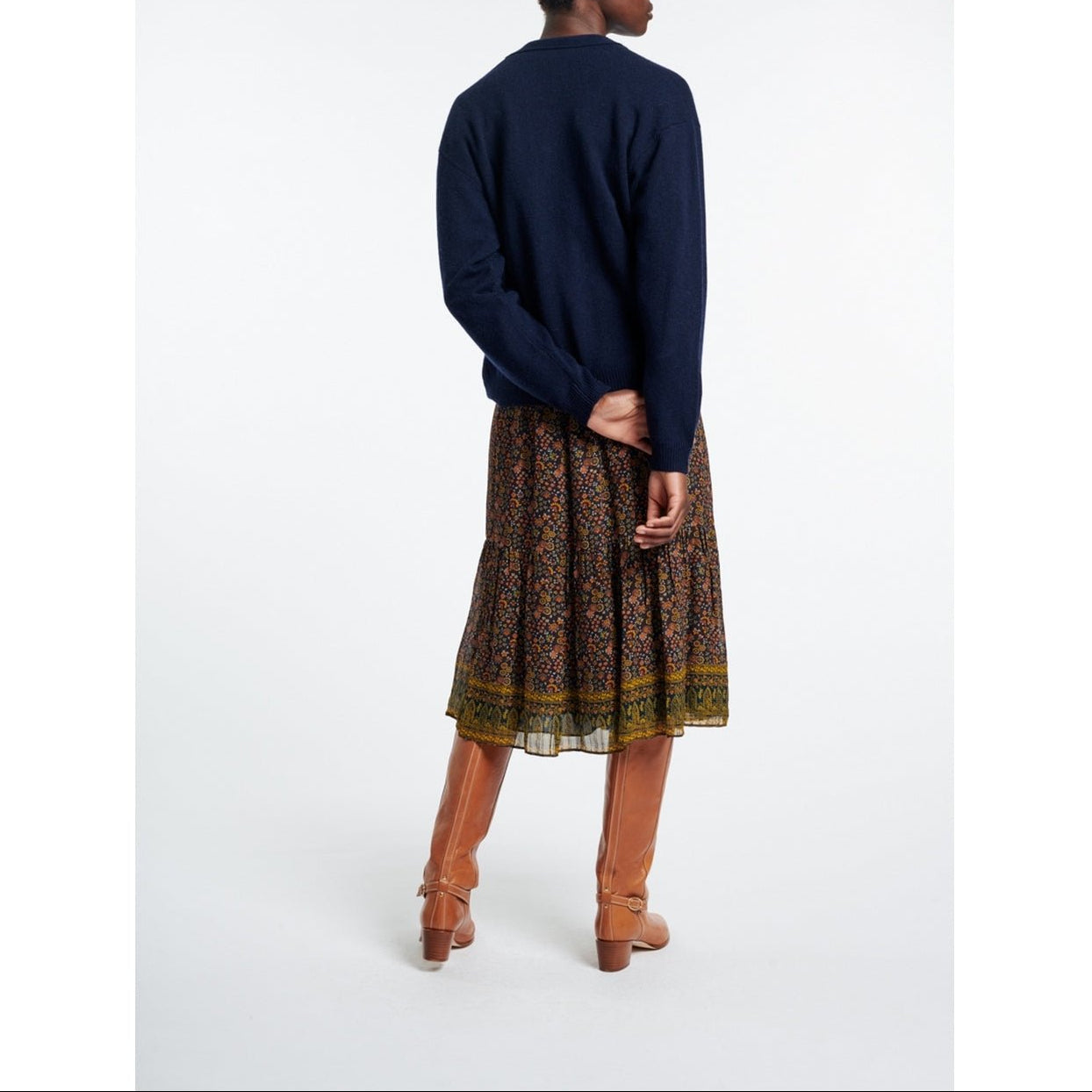 Vanessa Bruno - Midi Skirt Soledad - Navy