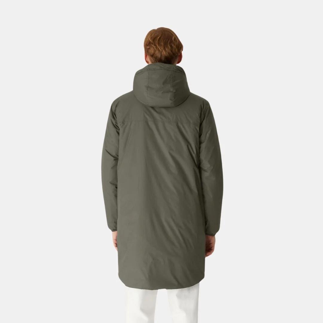 Chaqueta K-Way Rain Le Vrai 3.0 Eiffel Orsetto Verde Negruzco - Verde - Unisex