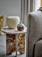Paula - Candle Holder - Brown - Stoneware