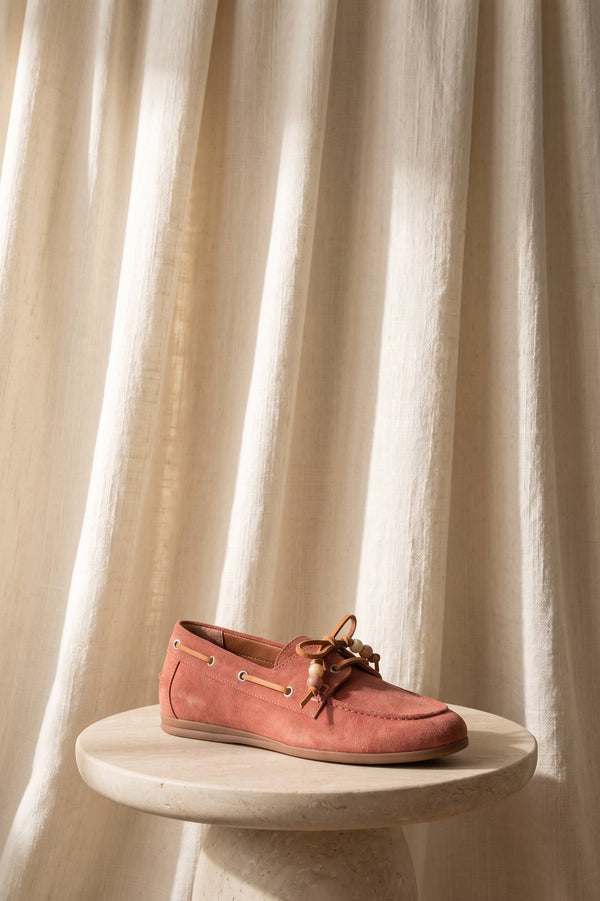 Chaussures Bateau Kai Beads - Brick Red