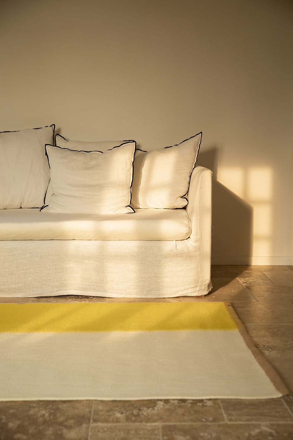 Teppich Kasko Large - Nude - Citron
