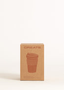 Kitchenware Outdoor Eco - Verre A Café Avec Couvercle En Matériel Recyclé - Terracotta