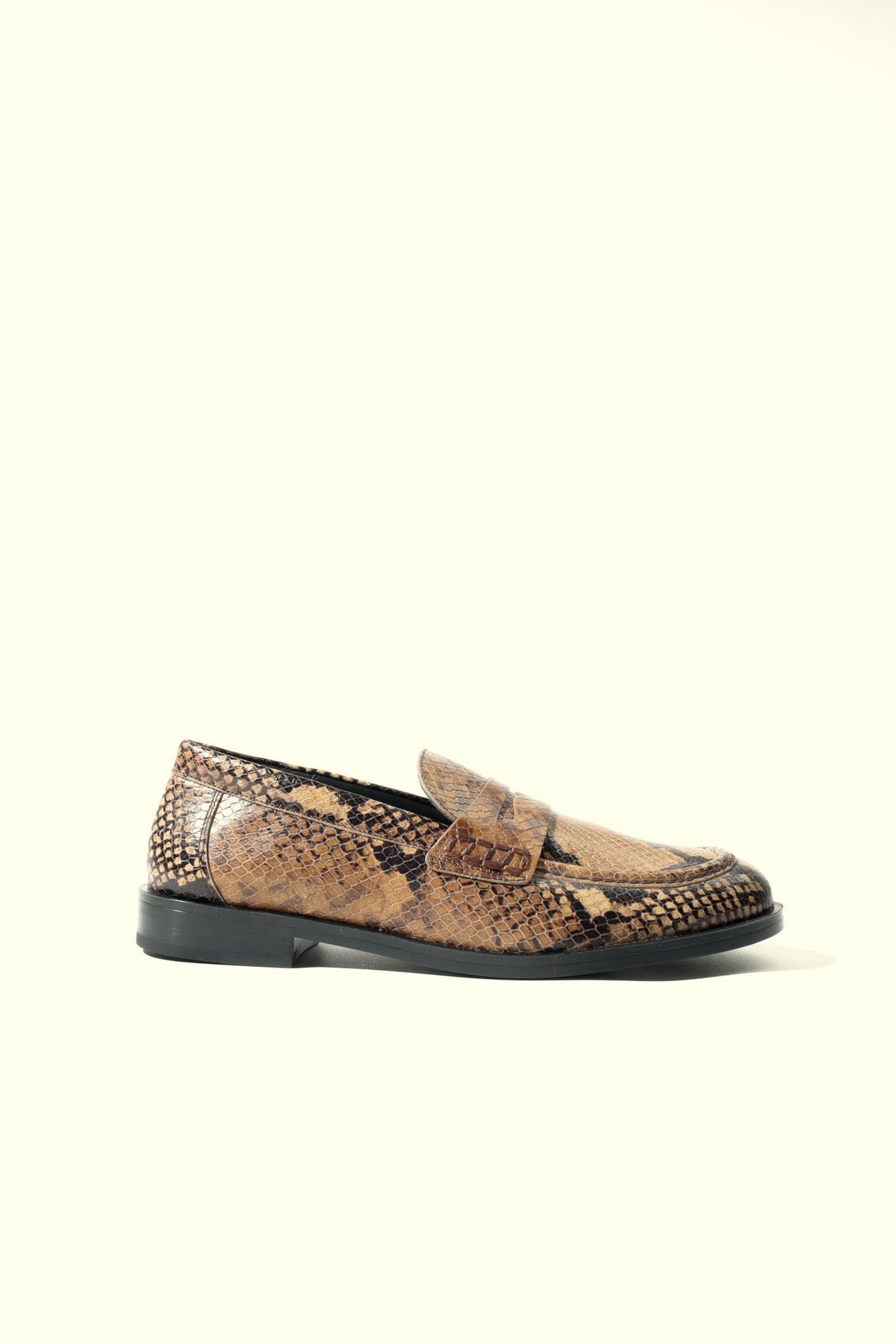 Mocassins Emilia Snake - Taupe