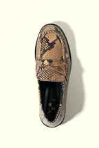 Mocassins Emilia Snake - Taupe