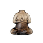 Elze - Vase - Brown - Glass
