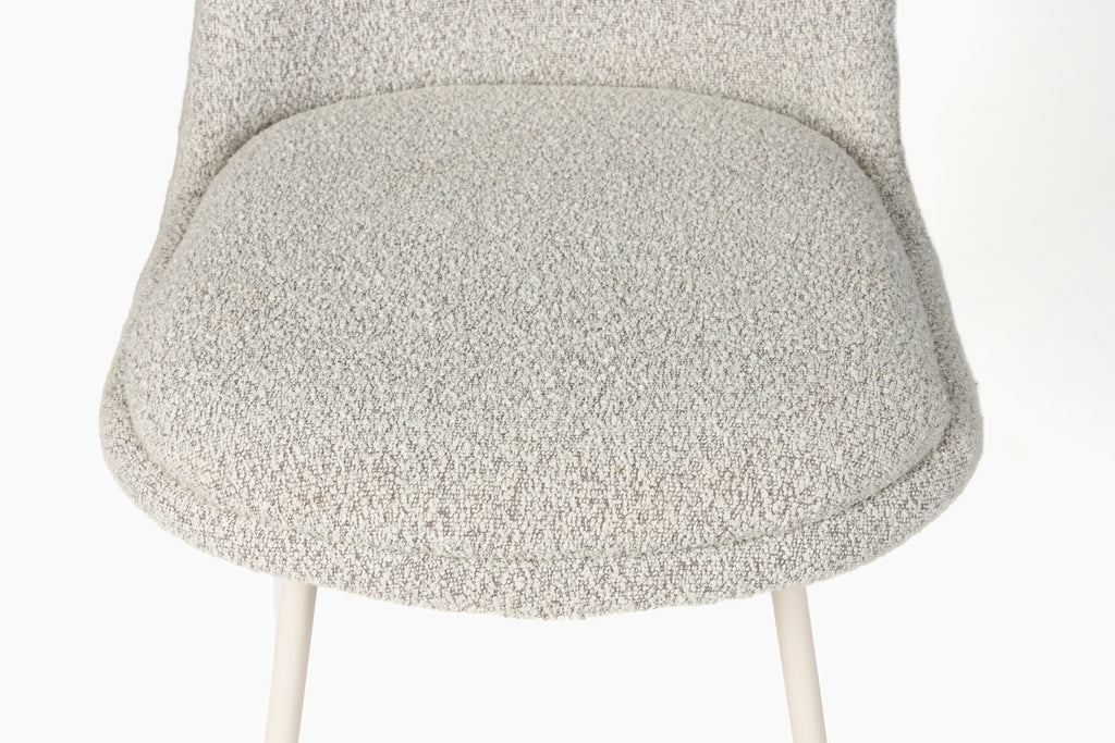 Fijs - Chaise De Salle À Manger - Fer - Taupe/Gris