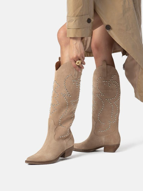 Bottes Flames Of Love - Tanné
