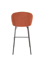 Joa - Bar & Counter Stool - Polyester - Terracotta/Brown