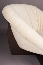 Emilius - Sillón lounge - Tela - Beige