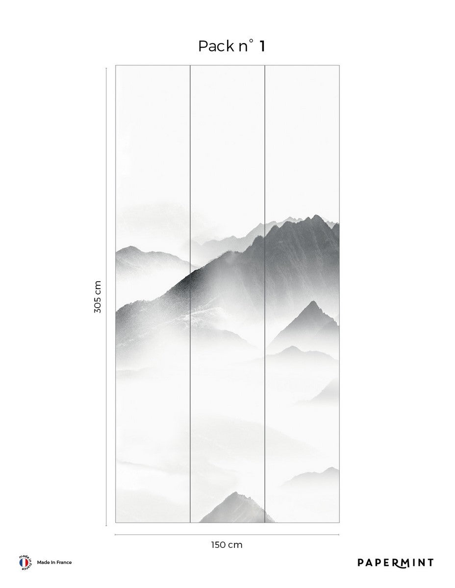Mural Brume - Ice Grey