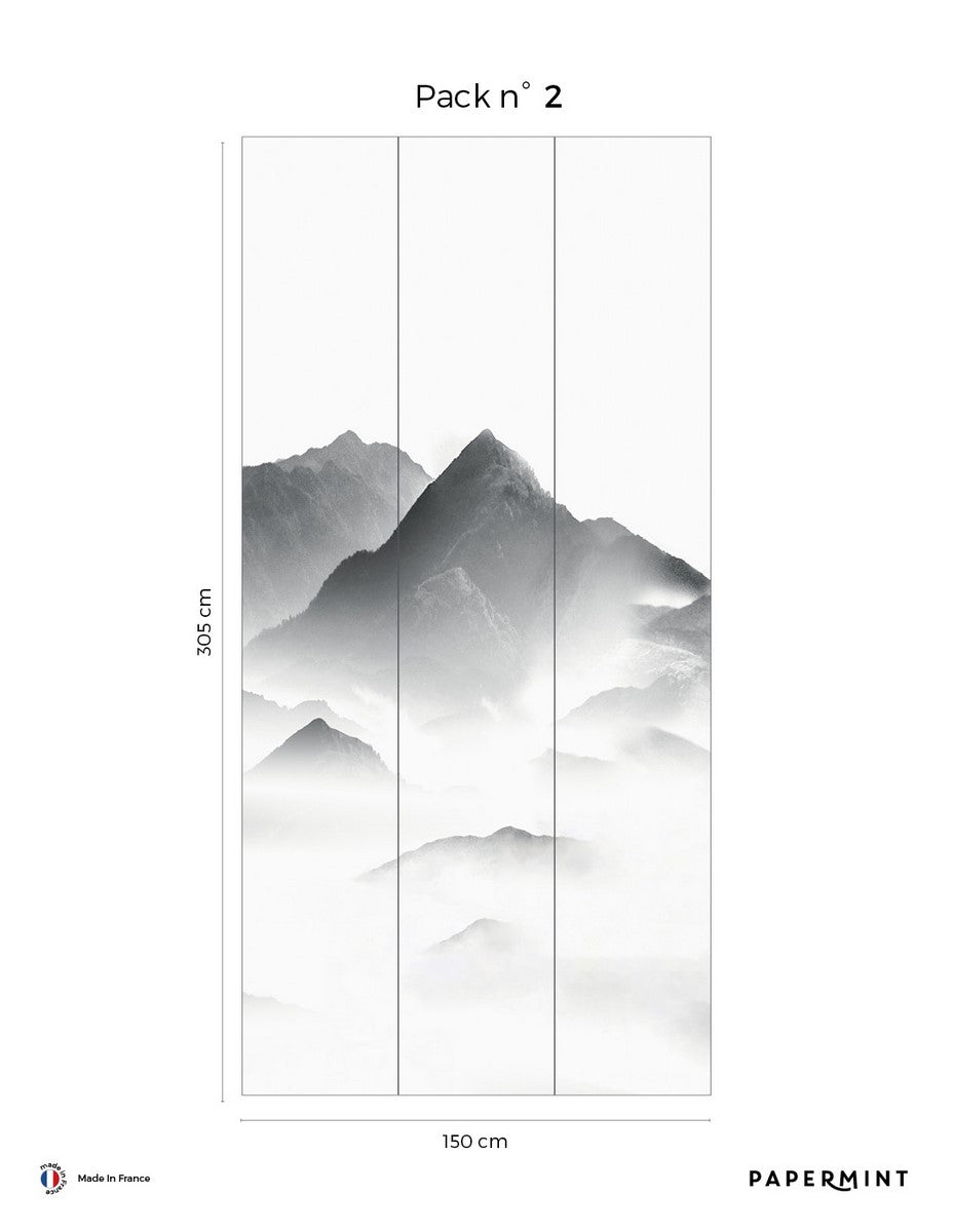 Mural Brume - Ice Grey