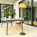 Faroe - Lampadaire Sans Fil - Polyrotin - Beige