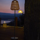 Boheme Tall - Lampadaire Solaire - Polyrotin - Marron
