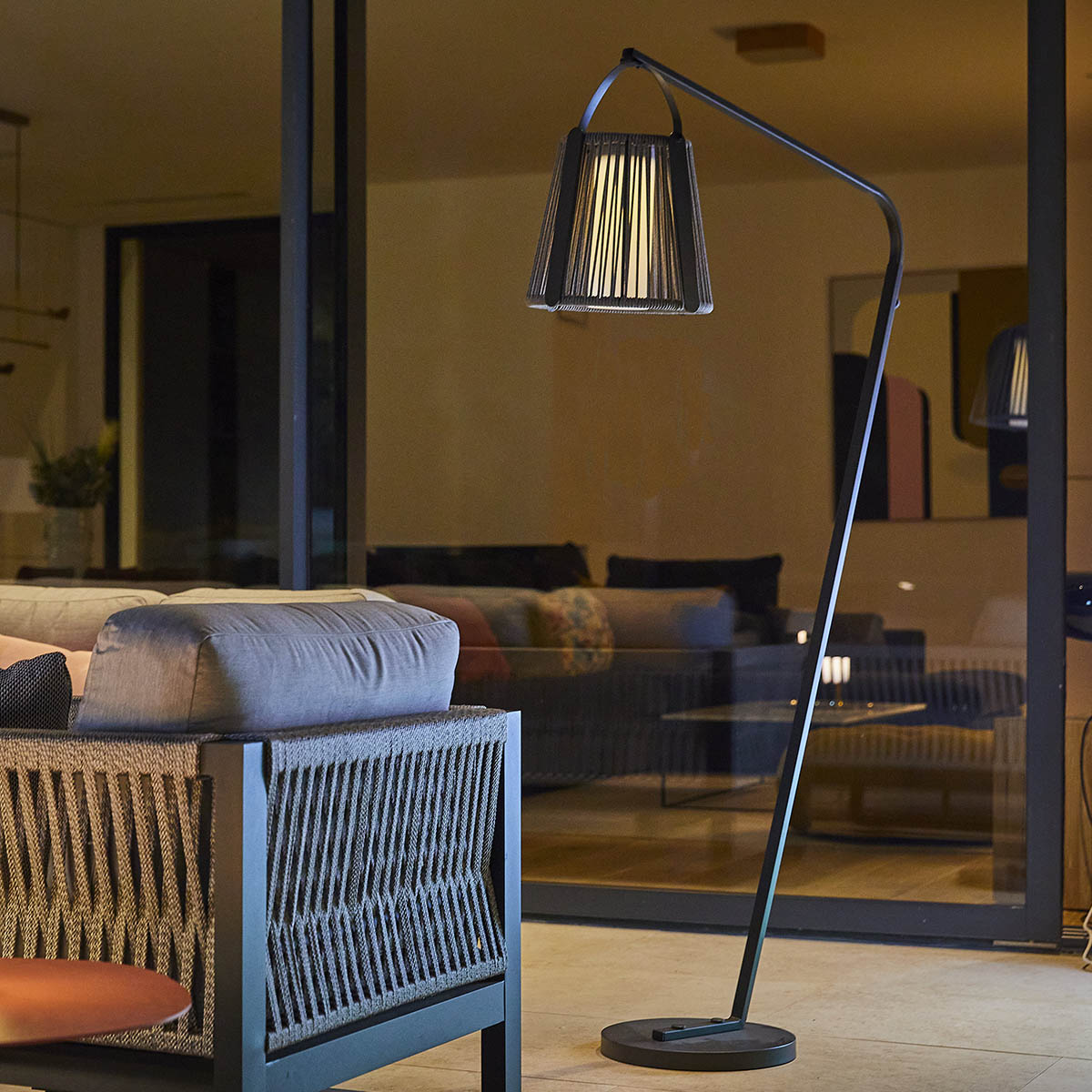 Rayglow - Lampadaire Solaire - Acier - Gris