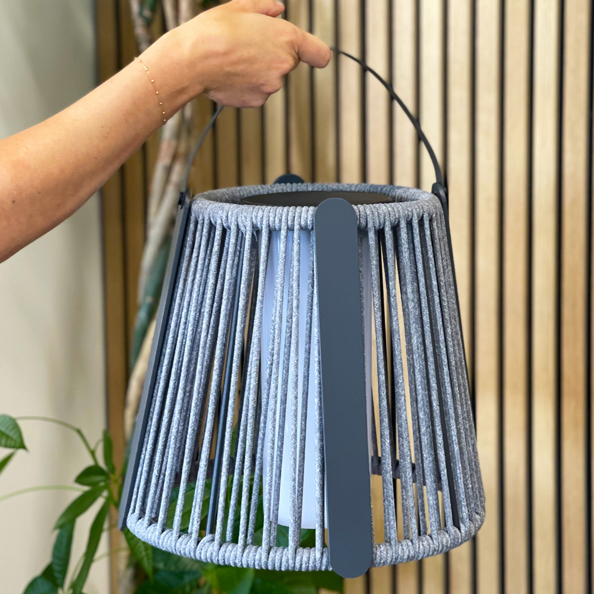 Rayglow - Lampadaire Solaire - Acier - Gris