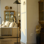Nerio - Lampadaire Solaire - Acier - Noir