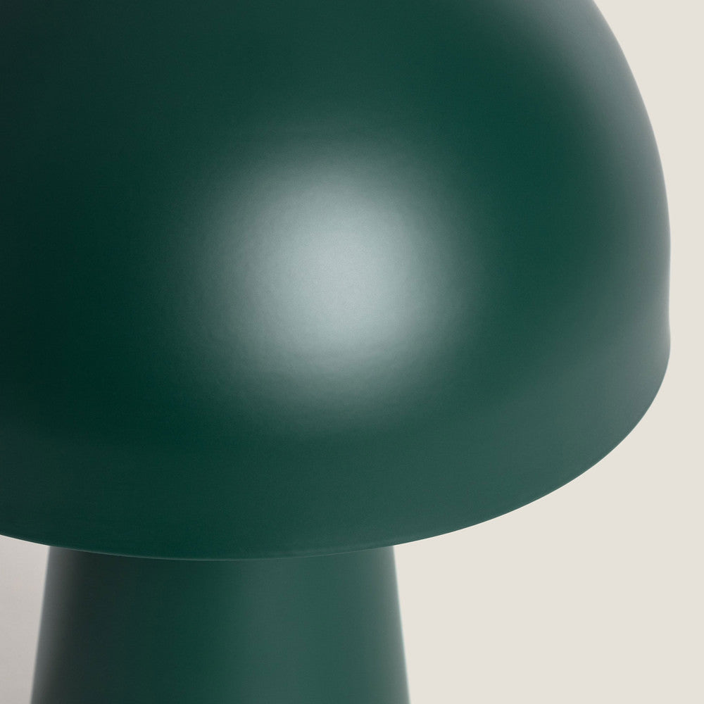 Sora - Lámpara de mesa tipo seta - Metal - Verde