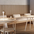 Krypton - Lampe De Table Sans Fil - Aluminium - Blanc