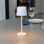 Kelly Mini - Lampe De Table Sans Fil - Acier - Blanc