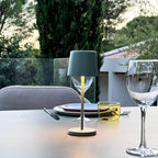 Kelly Mini - Lámpara de mesa inalámbrica - Acero - Verde