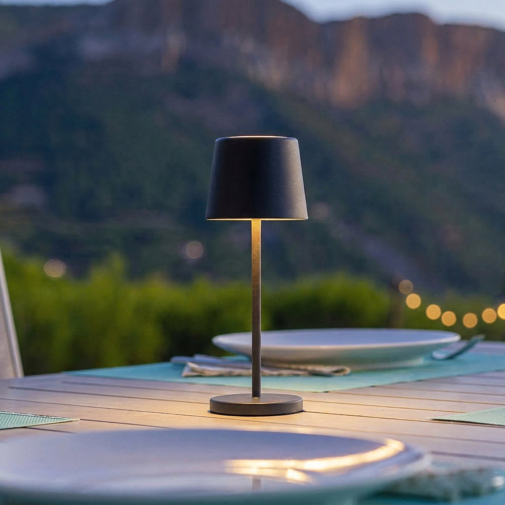 Kelly Mini - Lampe De Table Sans Fil - Acier - Noir
