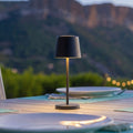 Kelly Mini - Lampe De Table Sans Fil - Acier - Noir