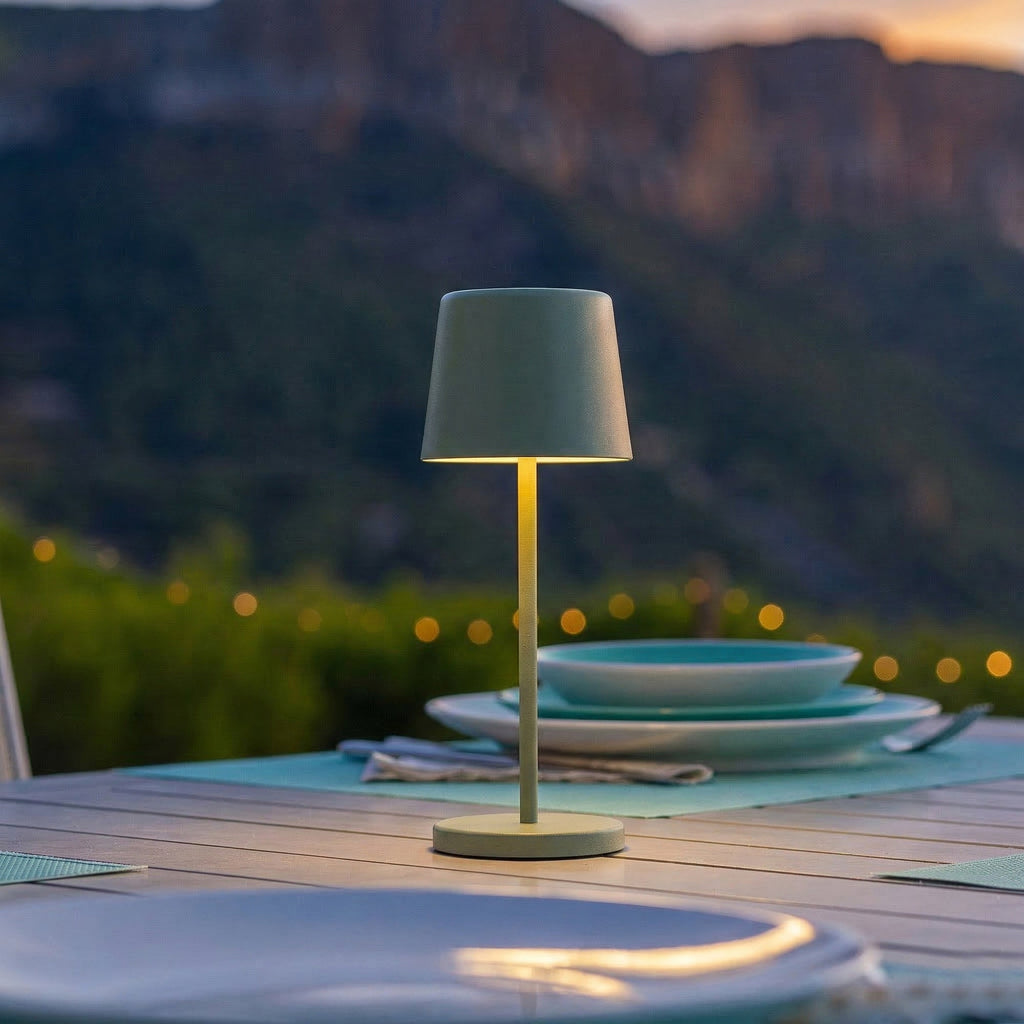 Kelly Mini - Lámpara de mesa inalámbrica - Acero - Verde
