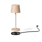 Kelly Mini - Lampe De Table Sans Fil - Acier - Beige