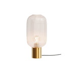 Lou - Lampe À Poser En Verre Cannelé