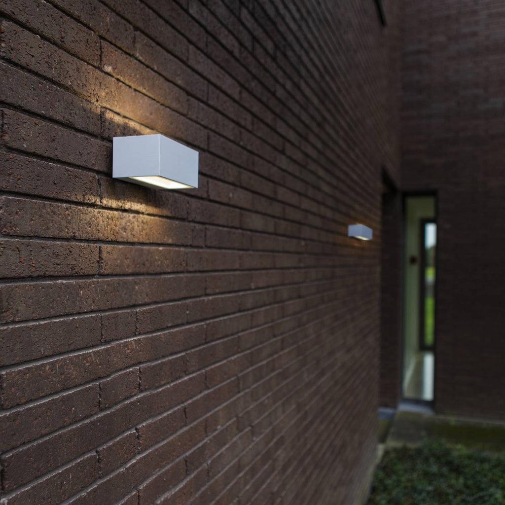 Gemini - Mains Wall Light - Aluminium - White
