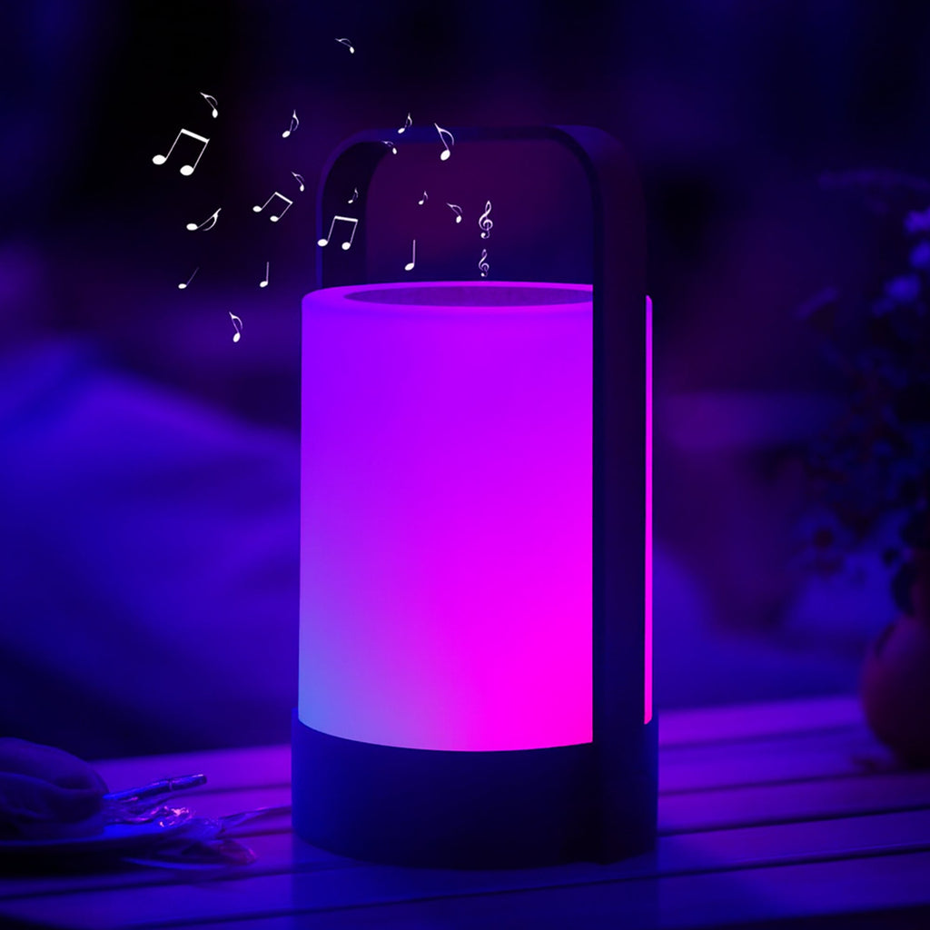 Nina - Bluetooth Speaker Lamp - Polyethylene - Grey
