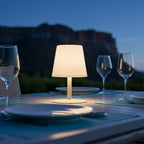 Standy Mini - Lampe De Table Sans Fil - Acier - Crème