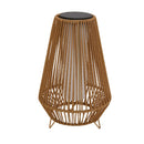 Salomea - Linterna solar - Ratán - Beige