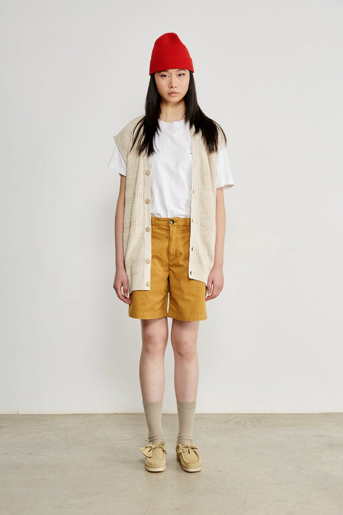 Gilet Sans Manches Lawn Beige