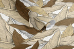 Rollo de Papel Pintado Leaf - Tierra De Sombra