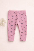Lili Fleuri Leggings - Baby Girl - Old Pink