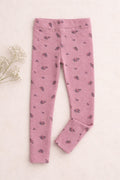 Lili Fleuri Leggings - Child Girls - Old Pink