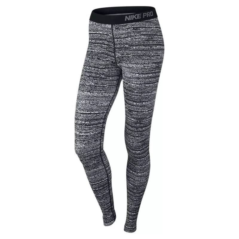 Legging Nike Pro Warm Static - Noir, Blanc, Gris