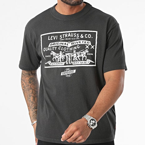 Levi'S® Camiseta Vintage Graphic 87373-0144 Negro Relaxed Fit
