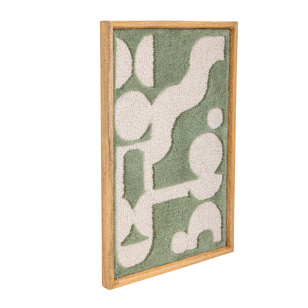 Longton - Wall Decoration - Green - Wool