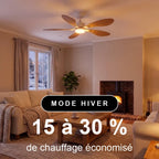 Libellule Oak Finish | Ceiling Fan – Ø 137 Cm