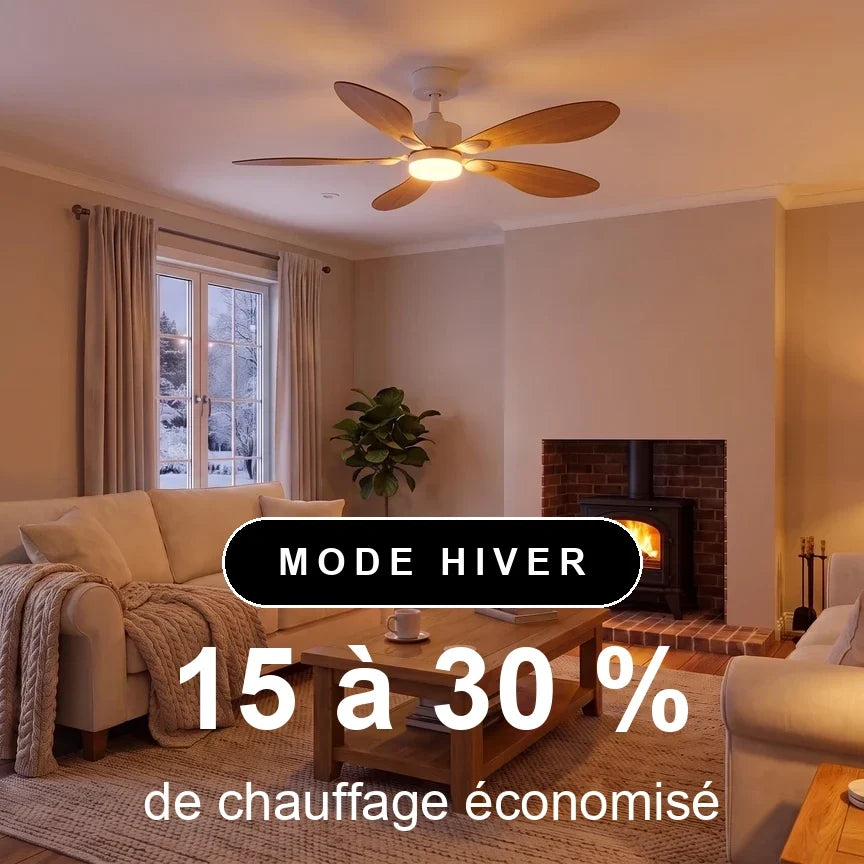 Libellule Oak Finish | Ceiling Fan – Ø 137 Cm