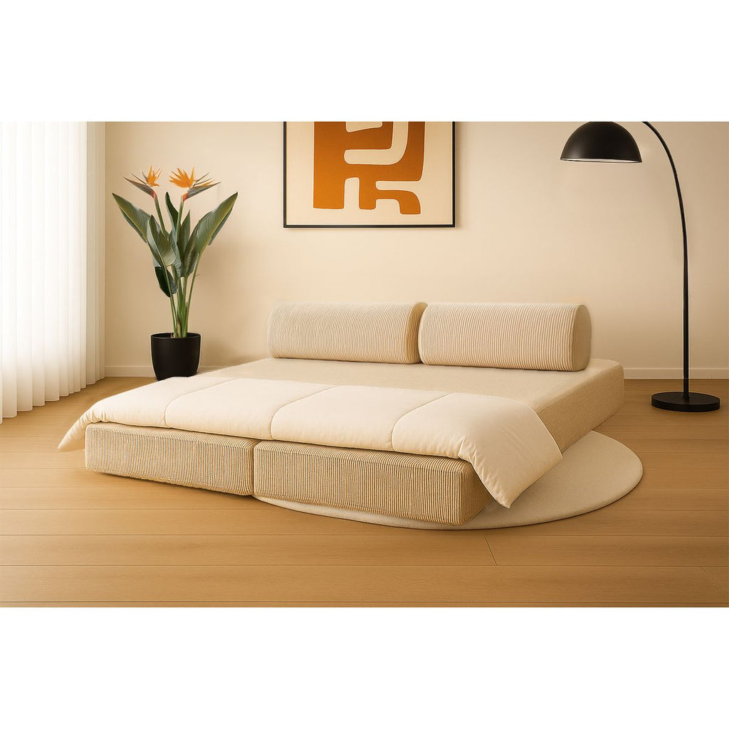 Lincoln Straight Sofa - 3 Seater - Corduroy