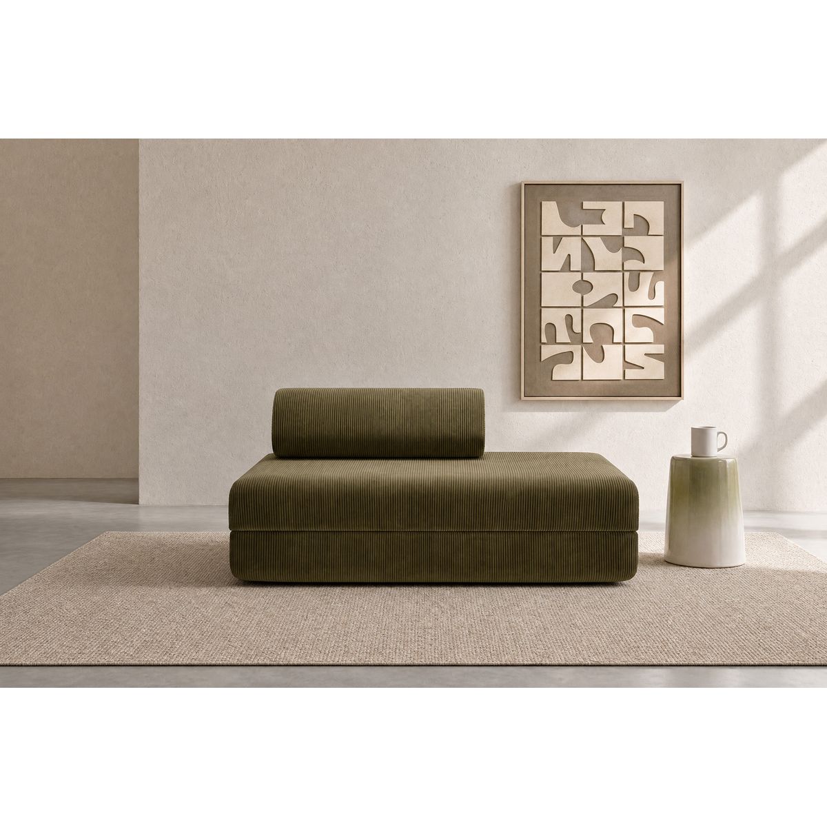 Lincoln Straight Sofa - 2 Seater - Corduroy