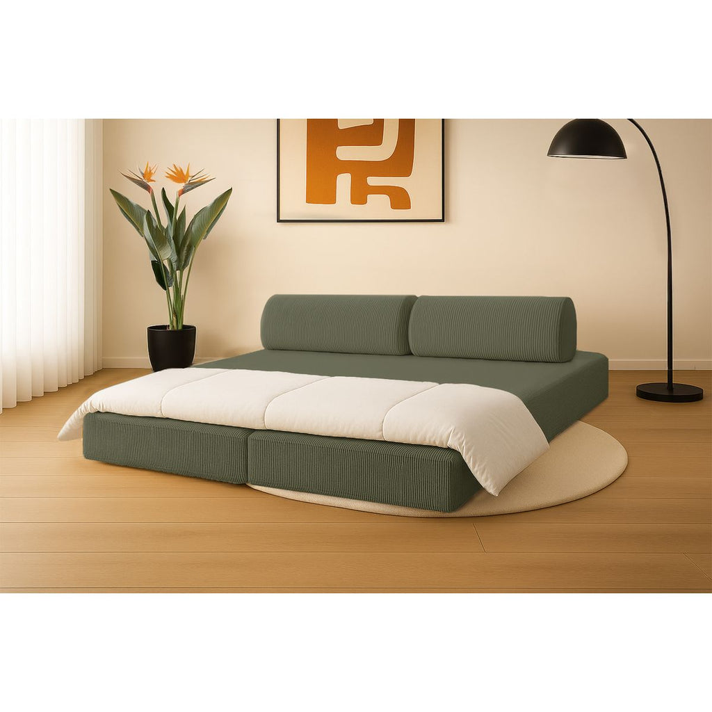 Lincoln Straight Sofa - 3 Seater - Corduroy