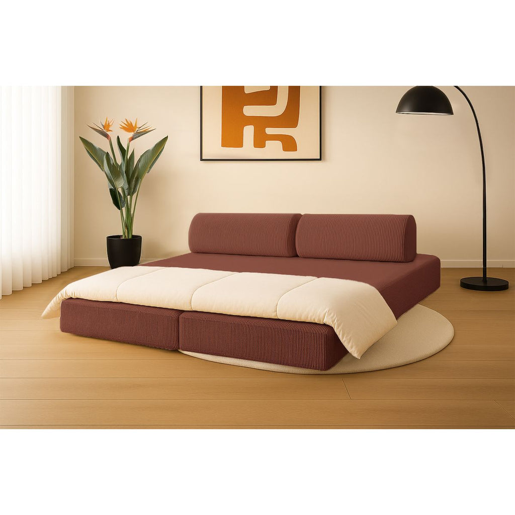 Lincoln Straight Sofa - 3 Seater - Corduroy