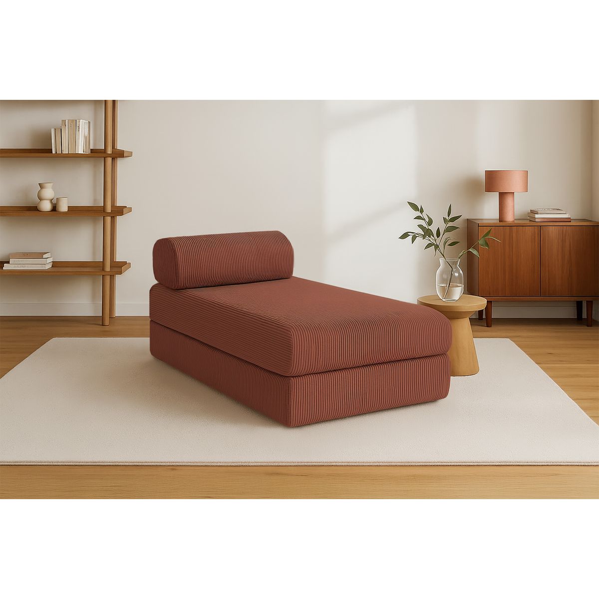 Lincoln Chaise Longue - 3 Seater - Corduroy