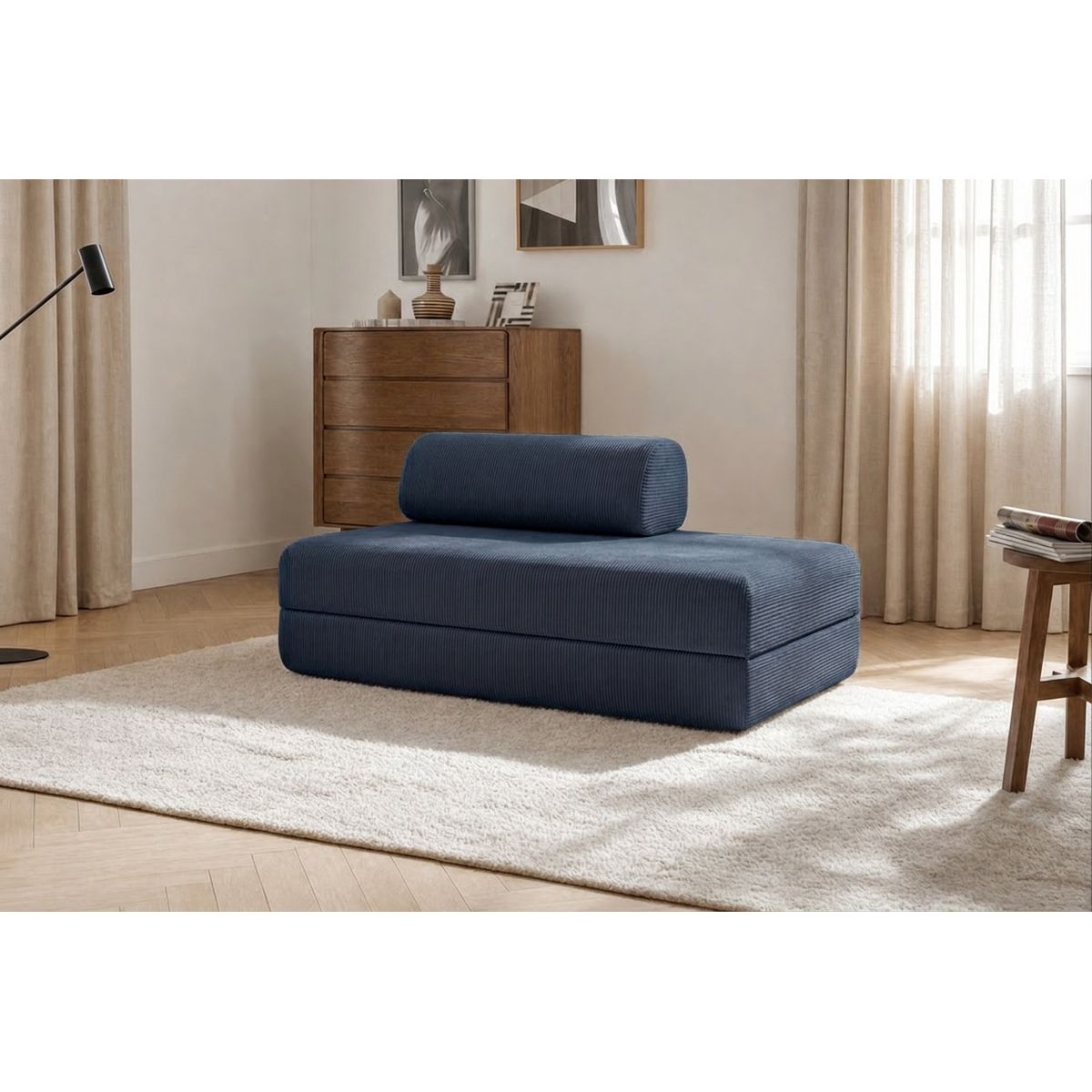 Lincoln Straight Sofa - 2 Seater - Corduroy
